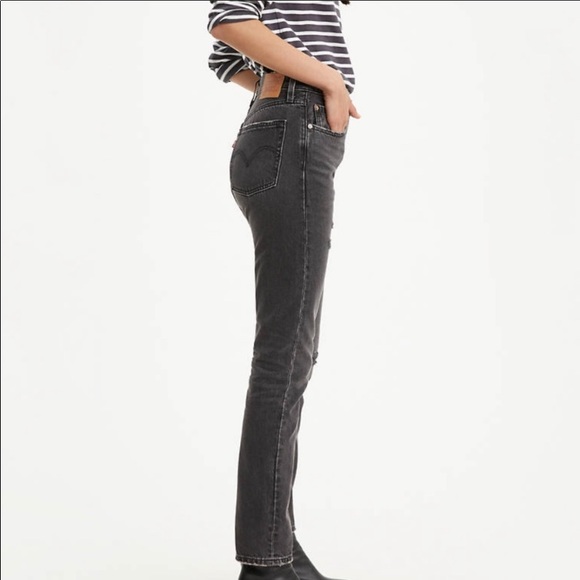 🆕Levi's 501 Premium Distressed Skinny Jeans - Picture 6 of 12